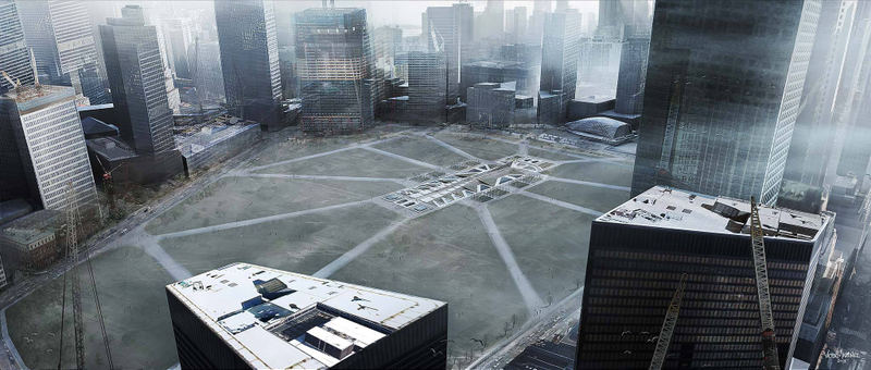 Illustration for article titled At Least Batman v Superman'sĀ Concept Art Makes Gotham and Metropolis Shine